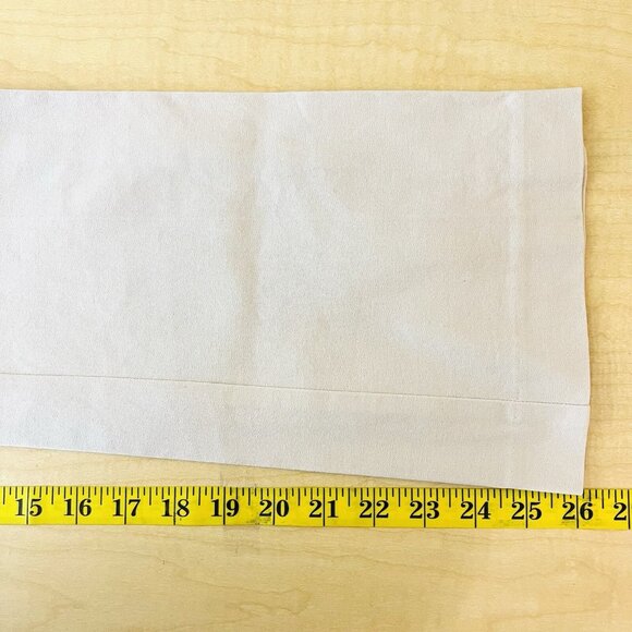 a new day Women Tan Pants Sz 2 Stretch Mid Rise Boot Cut Zip Side Elastic Waist - Picture 11 of 12